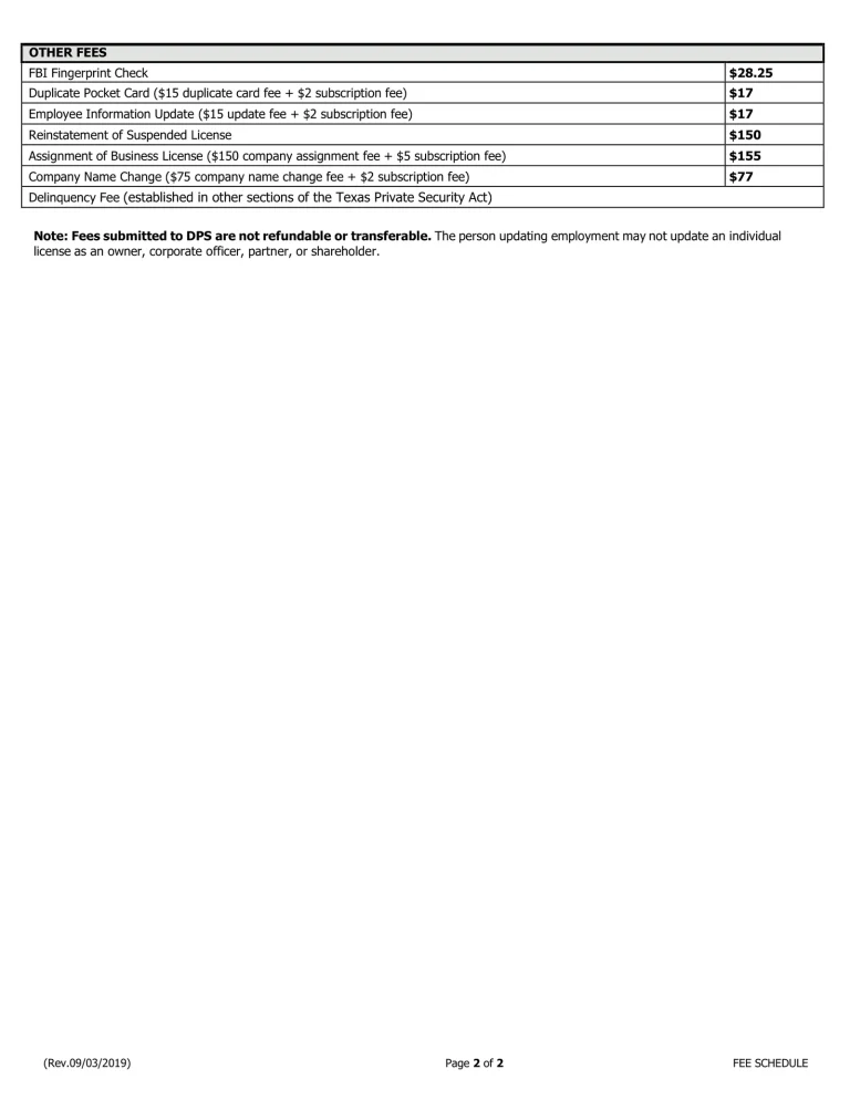 military-fee-schedule-2